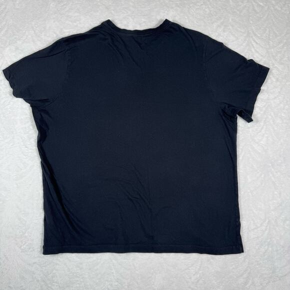 Nike Sportswear Short Sleeve Crewneck T-Shirt Black Red Logo Men's XXL Cotton - Picture 2 of 7